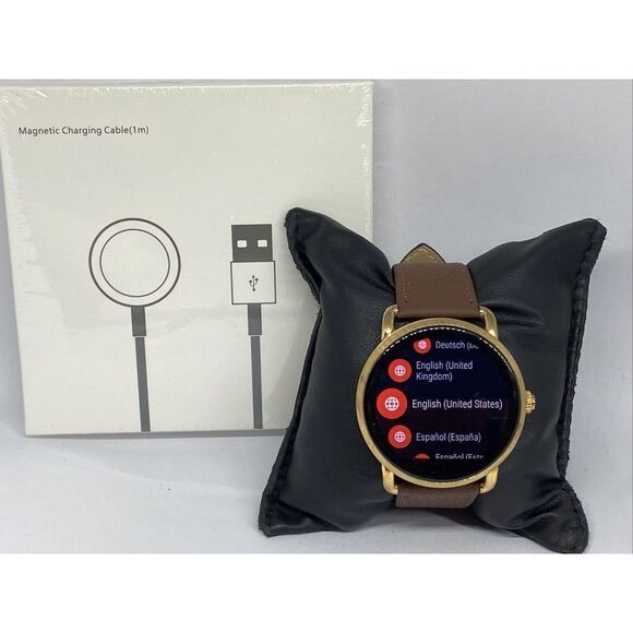 Fossil Gen 3 Authentic Genuine Smart Watch Custom Band FTW2102 CR608 - Picture 1 of 12
